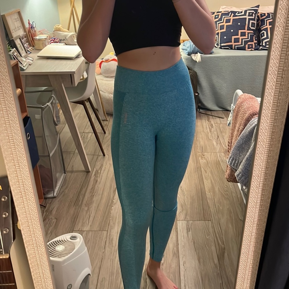 Blue Gymshark Leggings